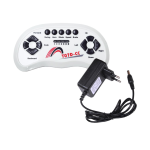 Elektrický vysokozdvižný vozík Forklift červeno-čierny